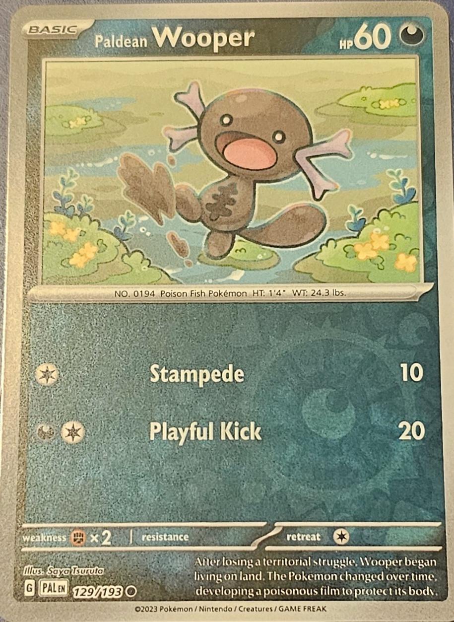 Paldean Wooper [Reverse Holo]