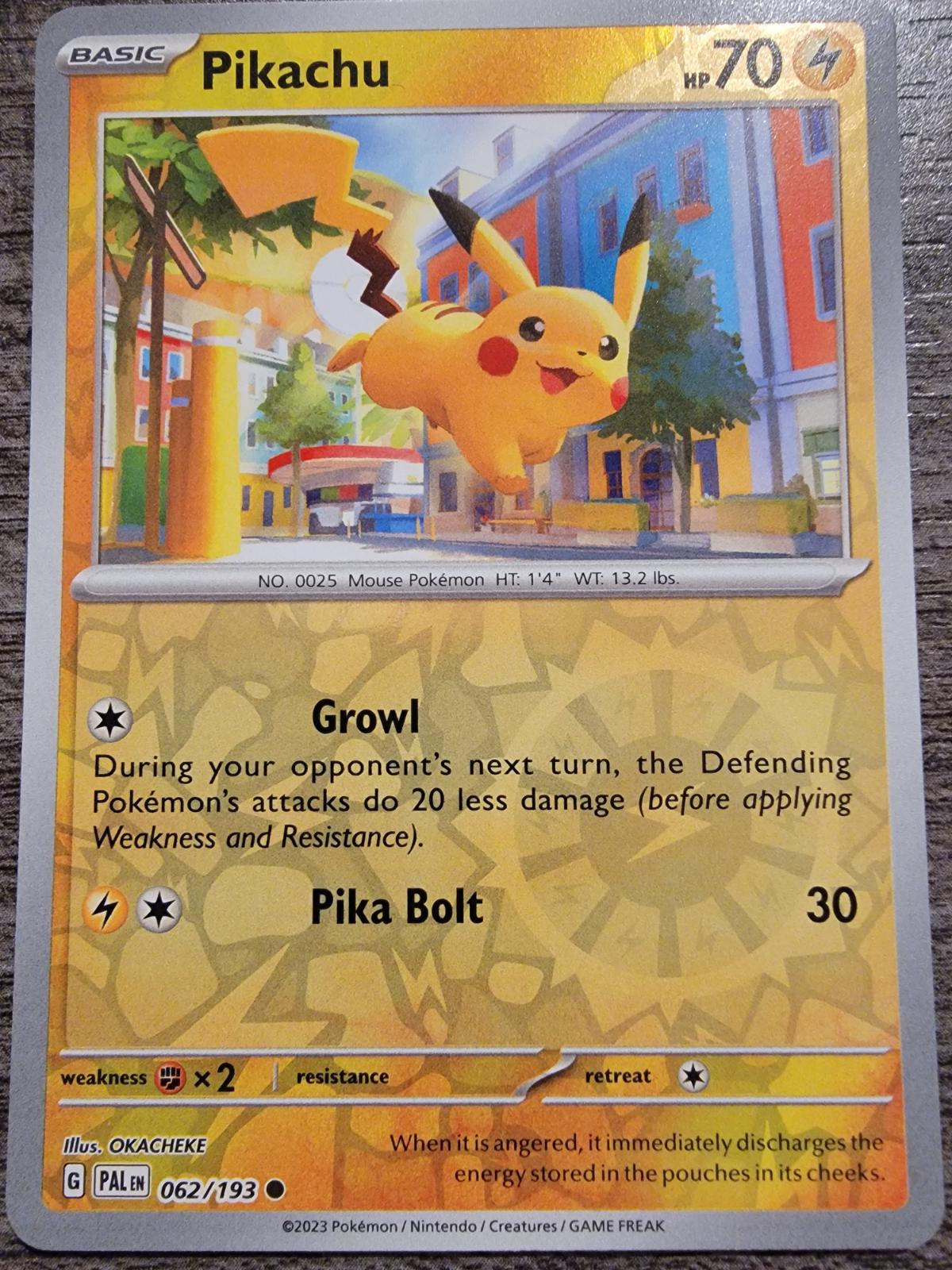 Paldea Evolved Pikachu [Reverse Holo] Pokémon card