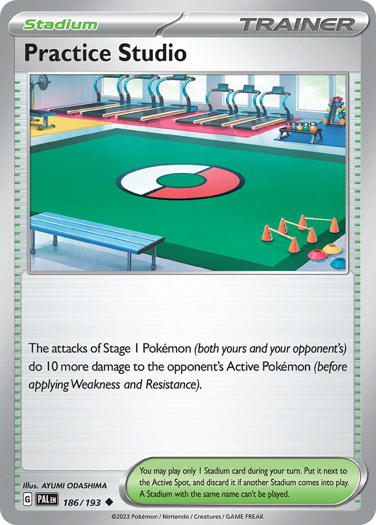 Paldea Evolved Practice Studio Pokémon card