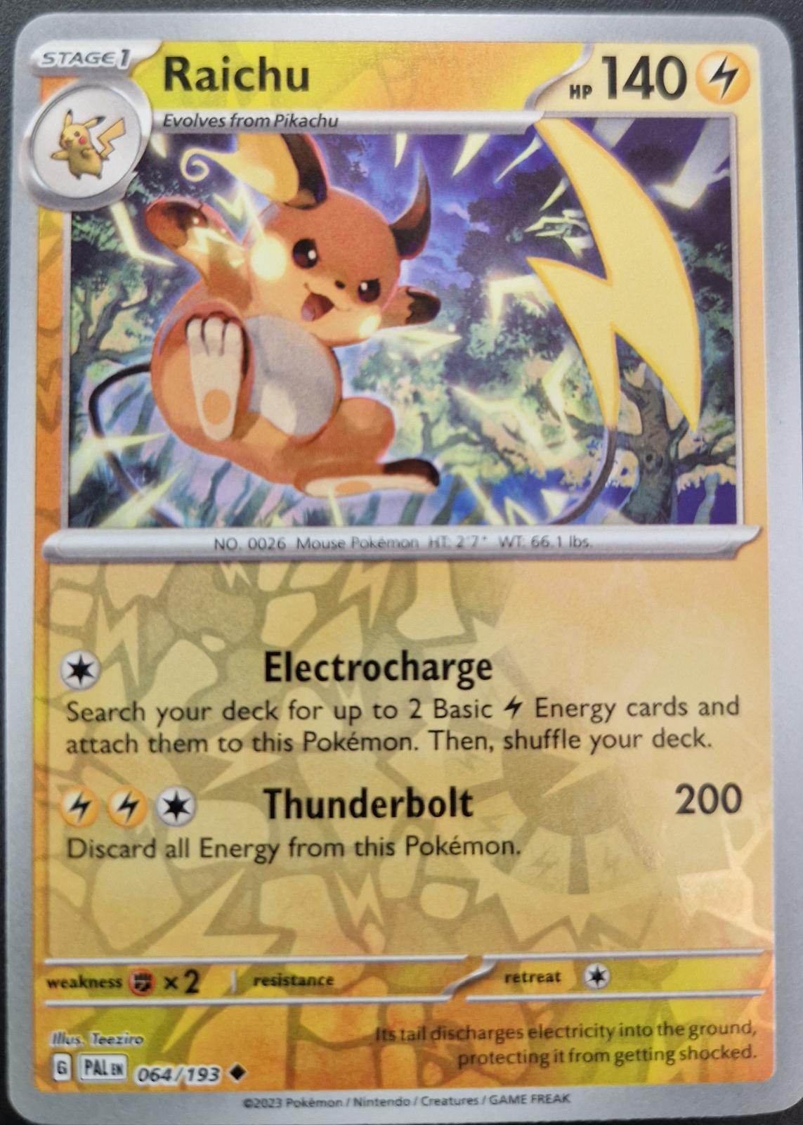 Raichu [Reverse Holo]