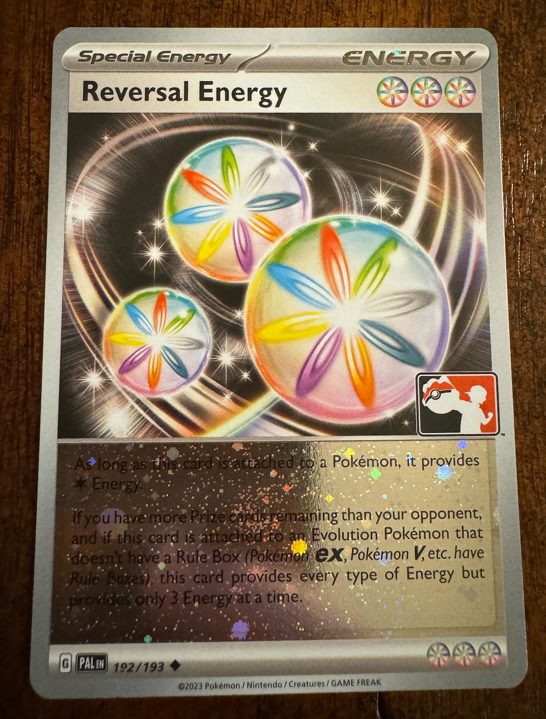 Paldea Evolved Reversal Energy [Prize-Pack] Pokémon card