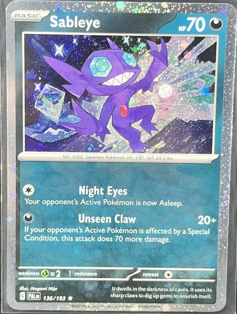 Paldea Evolved Sableye [Cosmos-Holo] Pokémon card