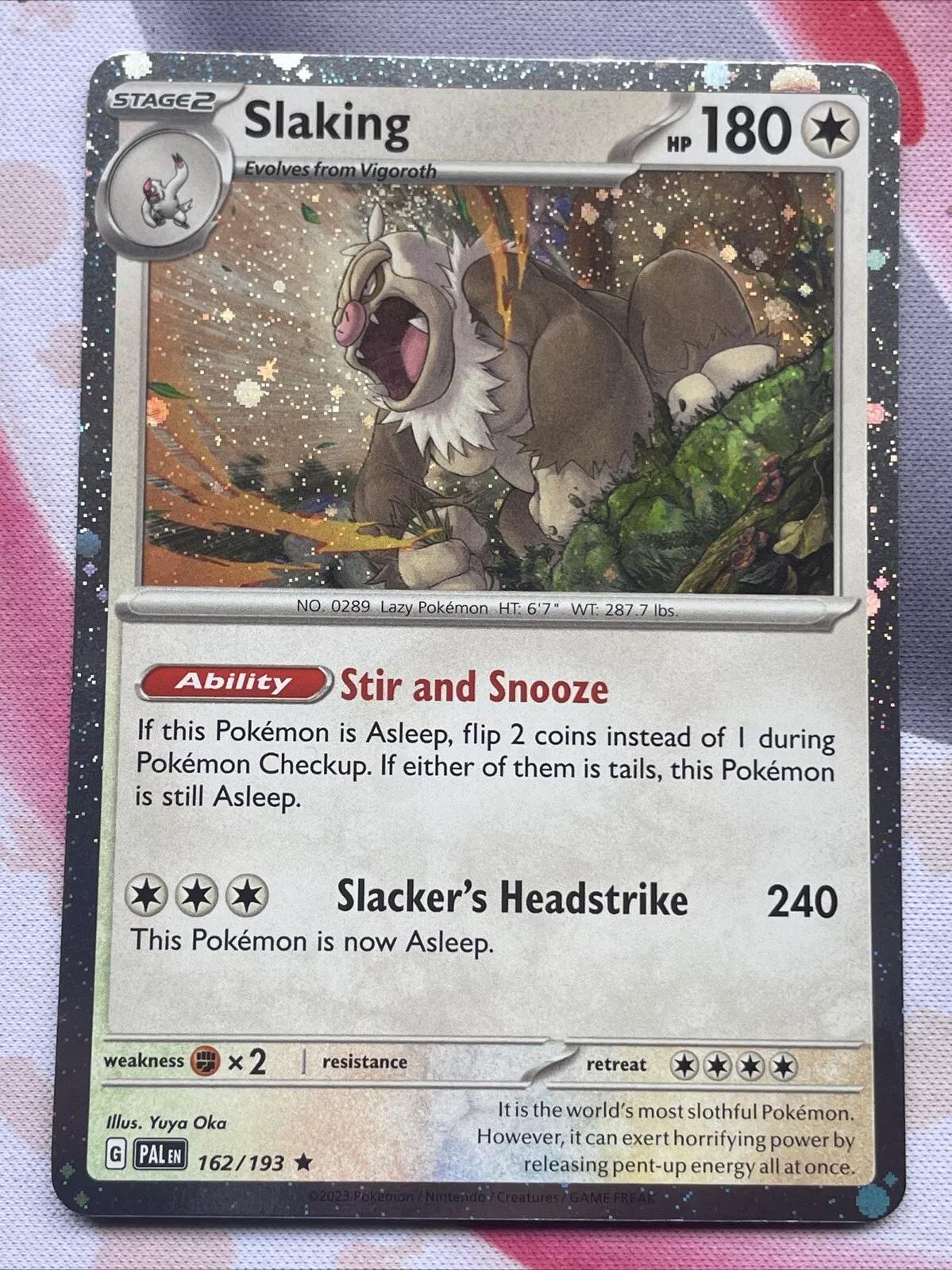 Paldea Evolved Slaking [Cosmos-Holo] Pokémon card
