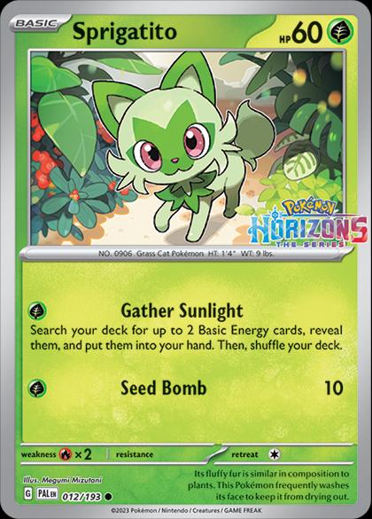 Paldea Evolved Sprigatito [Horizons] Pokémon card