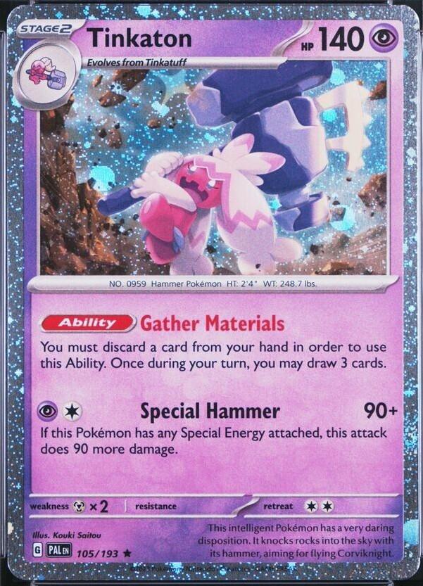 Paldea Evolved Tinkaton [Cosmos-Holo] Pokémon card