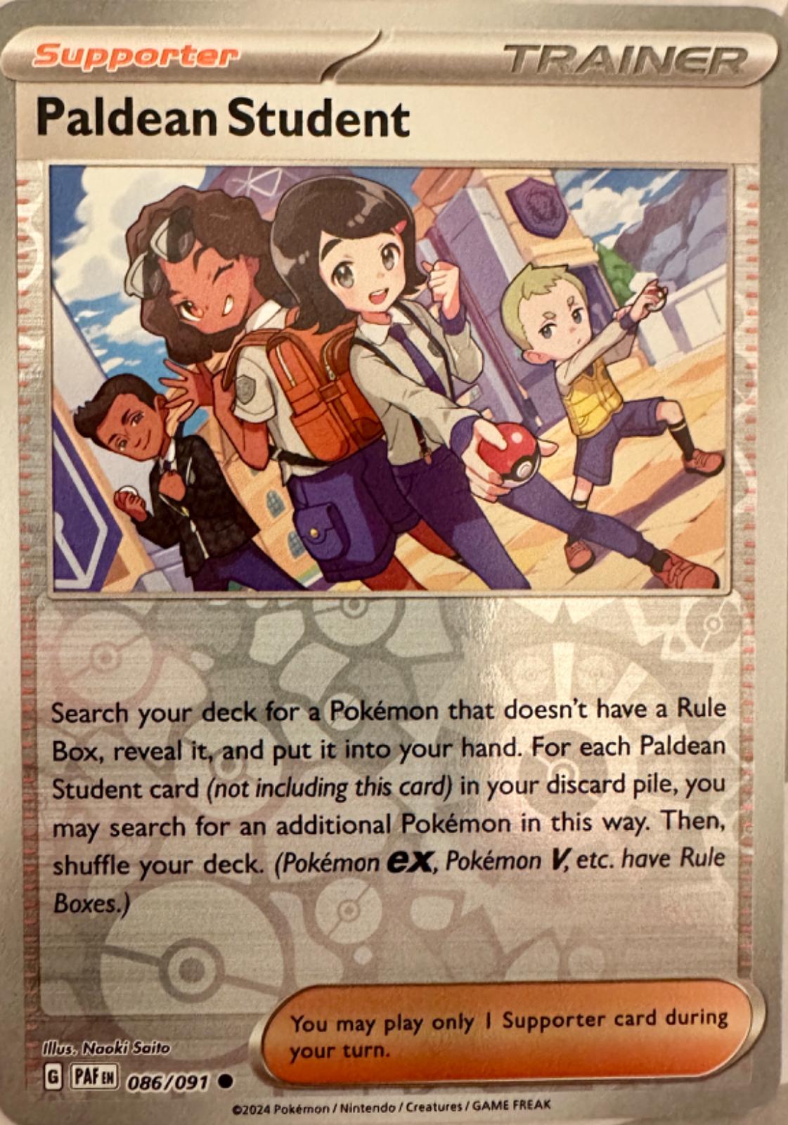 Paldean Student [Reverse Holo]
