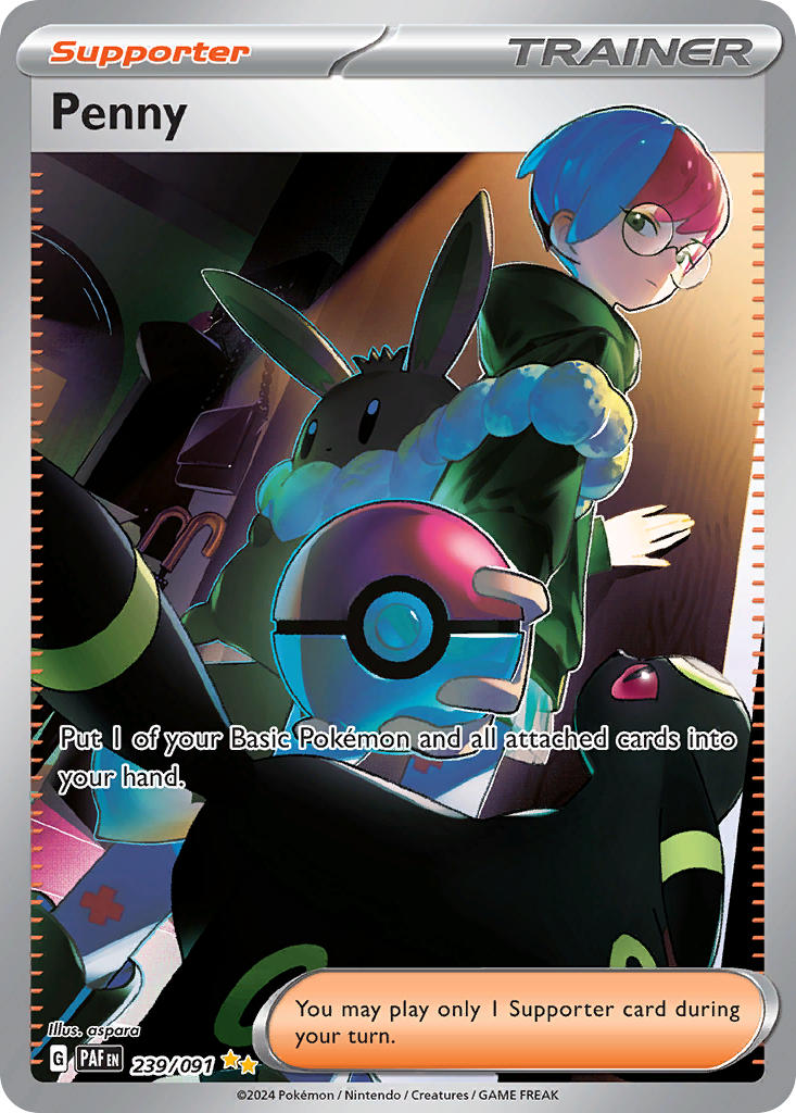 Paldean Fates Penny Pokémon card