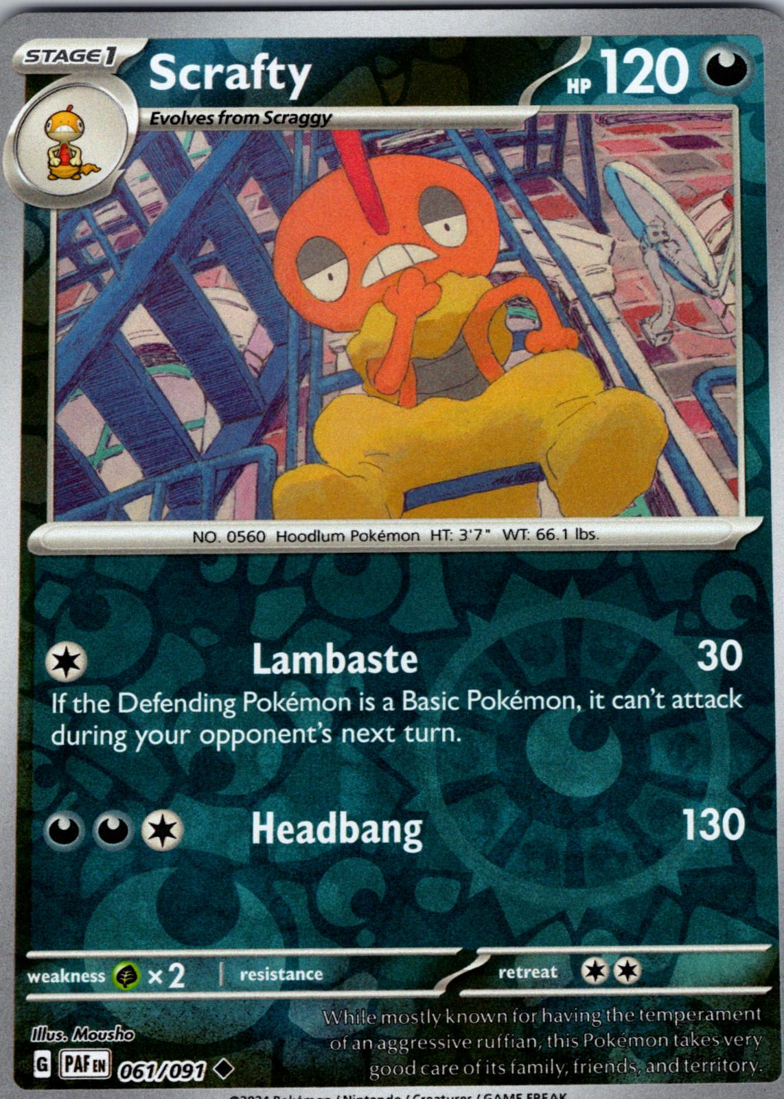 Scrafty [Reverse Holo]