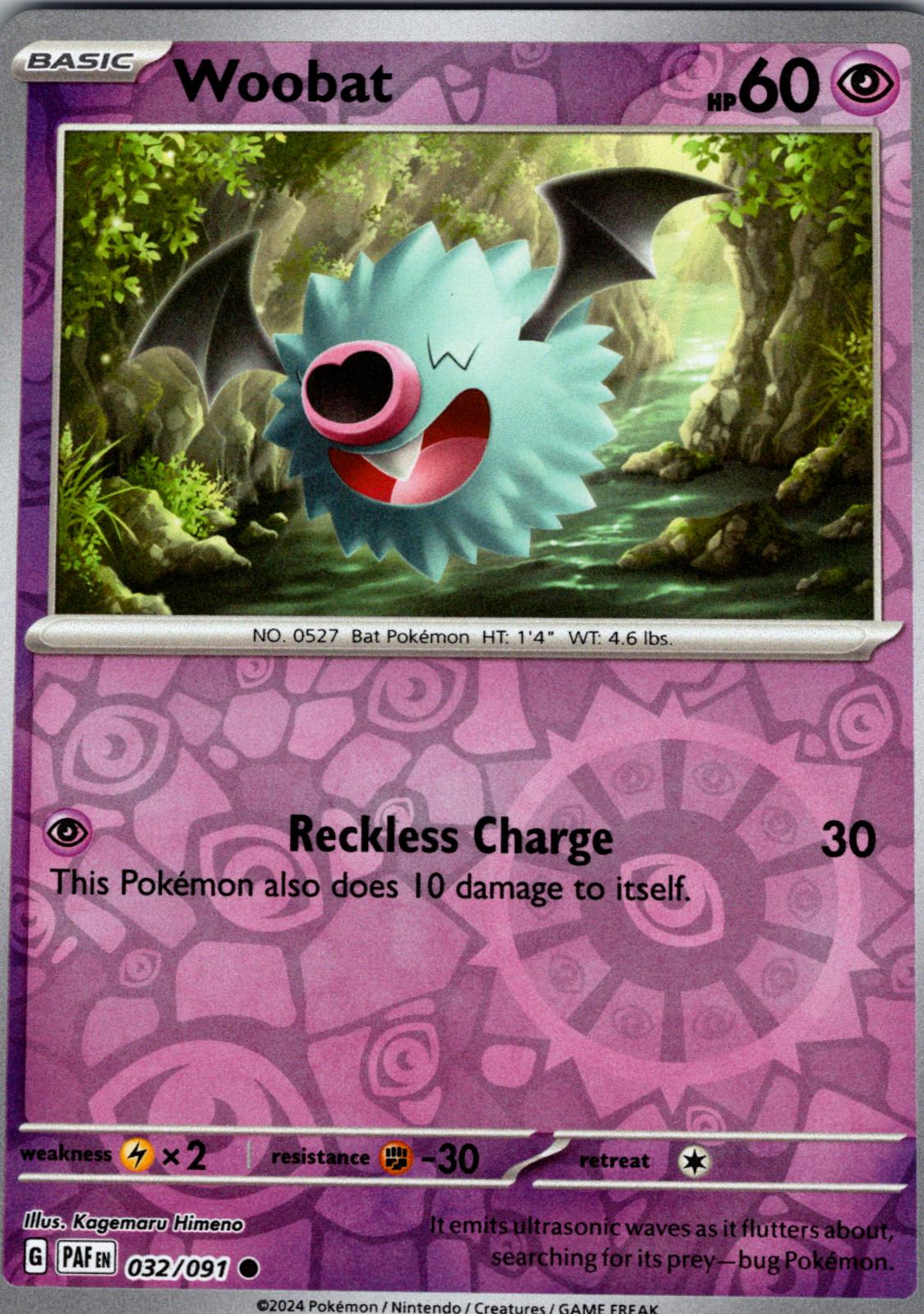 Woobat [Reverse Holo]