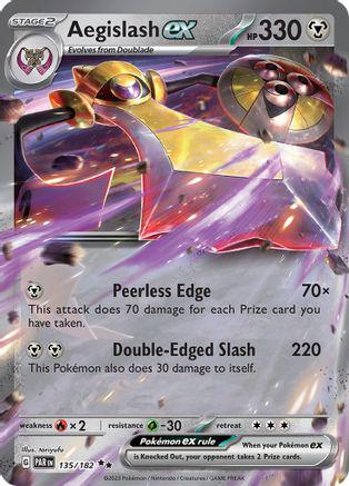 Paradox Rift Aegislash ex [Holo] Pokémon card