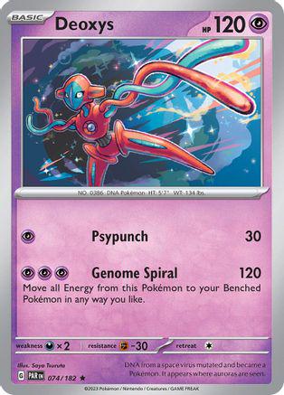 Paradox Rift Deoxys [Holo] Pokémon card