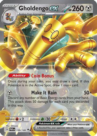 Paradox Rift Gholdengo ex [Holo] Pokémon card