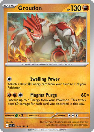 Paradox Rift Groudon [Holo] Pokémon card