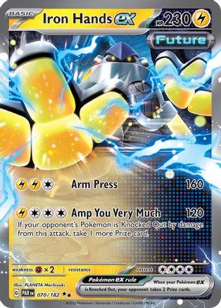 Paradox Rift Iron Hands ex [Holo] Pokémon card