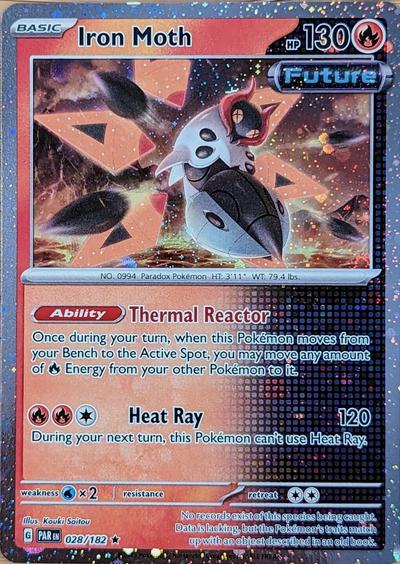 Paradox Rift Iron Moth [Cosmos-Holo] Pokémon card