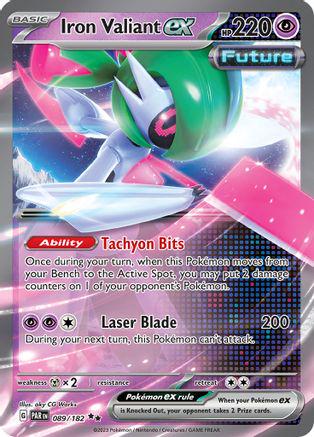 Paradox Rift Iron Valiant ex [Holo] Pokémon card