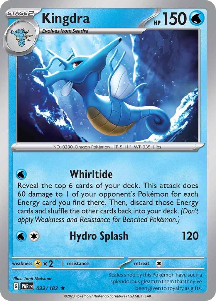 Paradox Rift Kingdra [Holo] Pokémon card
