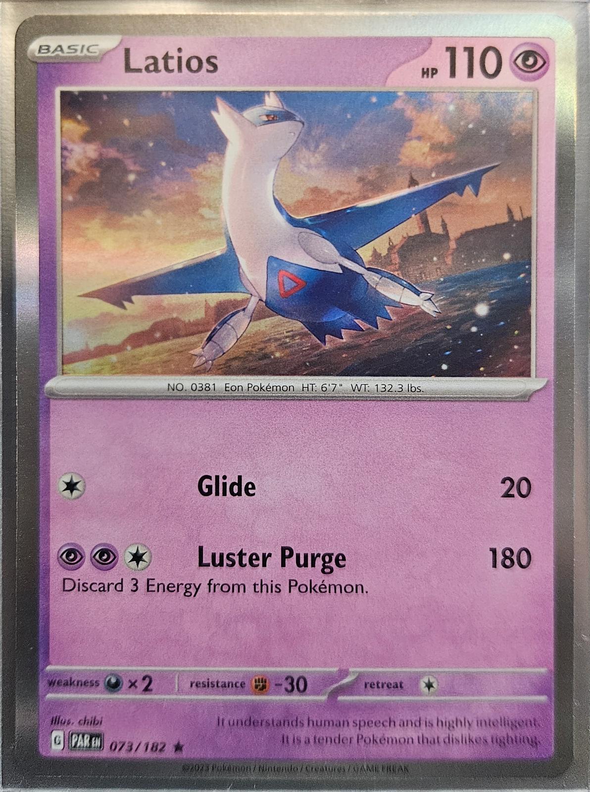Paradox Rift Latios [Holo] Pokémon card