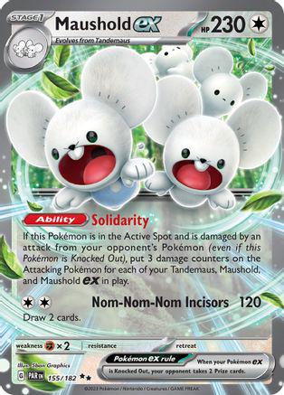 Paradox Rift Maushold ex [Holo] Pokémon card