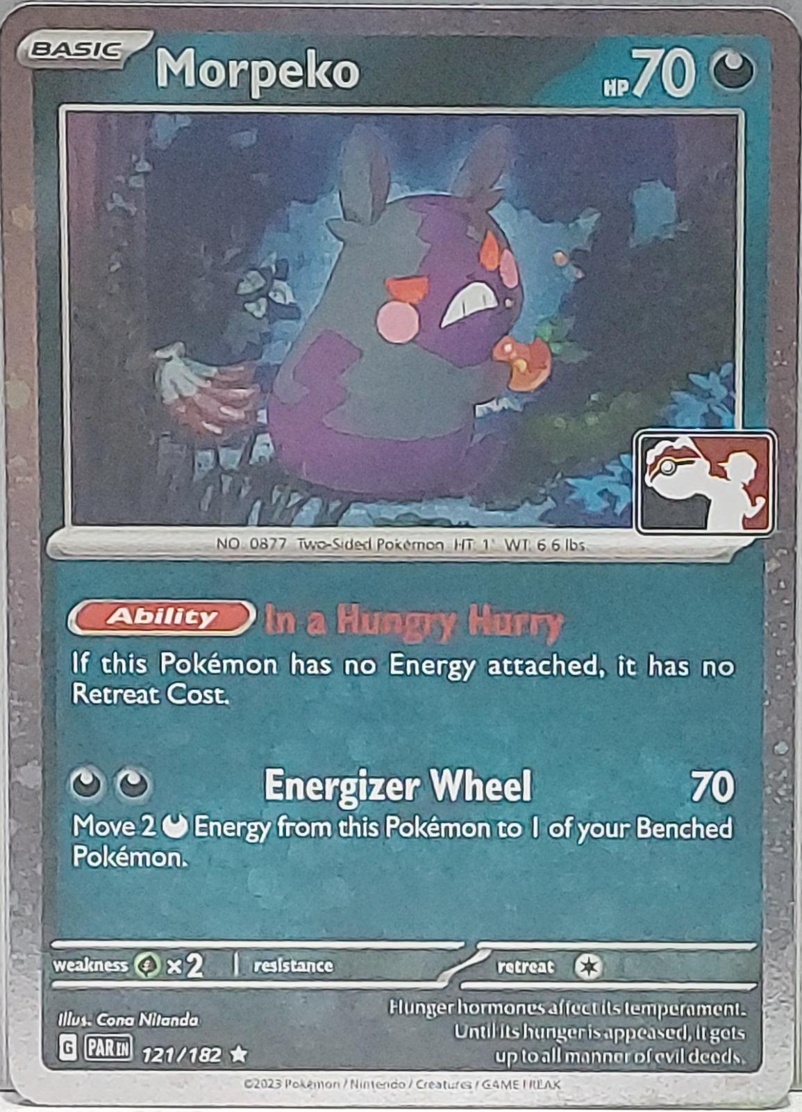 Paradox Rift Morpeko [Cosmos-Holo-Prize-Pack] Pokémon card