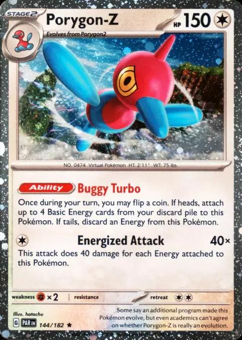 Paradox Rift Porygon-Z [Cosmos-Holo] Pokémon card