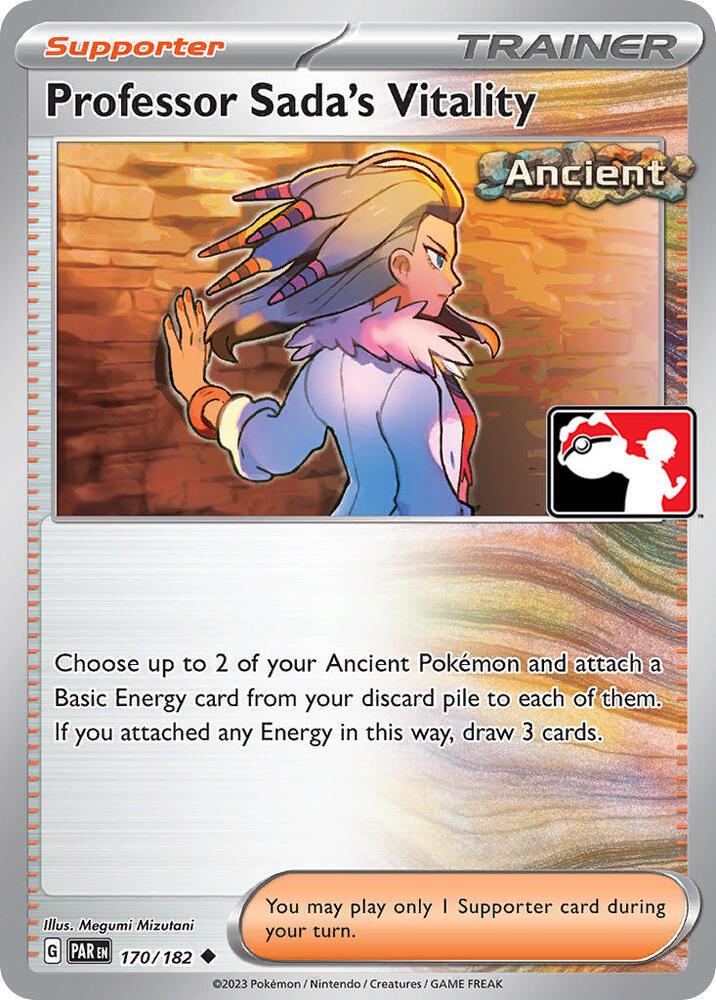 Paradox Rift Professor Sada's Vitality [Prize-Pack-Cosmos-Holo] Pokémon card