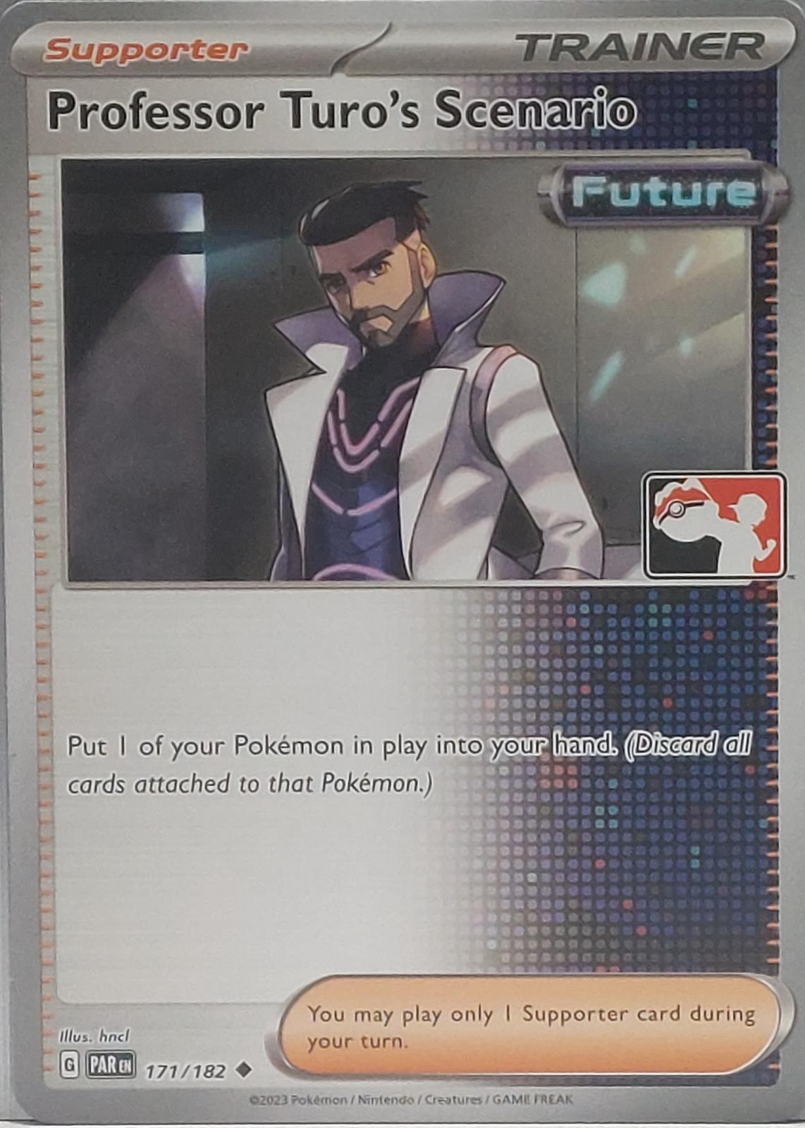 Paradox Rift Professor Turo's Scenario [Prize-Pack] Pokémon card