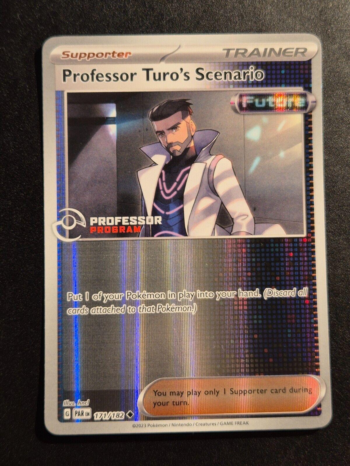 Paradox Rift Professor Turo's Scenario [Professor-Program] Pokémon card