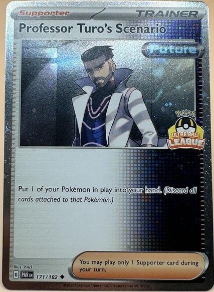 Paradox Rift Professor Turo's Scenario [Ultra-Ball-League] Pokémon card