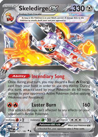 Paradox Rift Skeledirge ex [Holo] Pokémon card