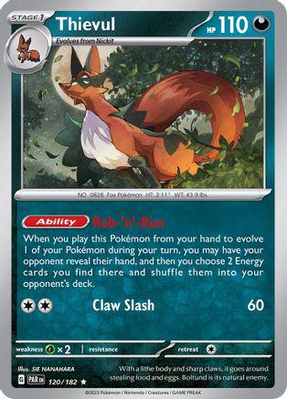 Paradox Rift Thievul [Holo] Pokémon card