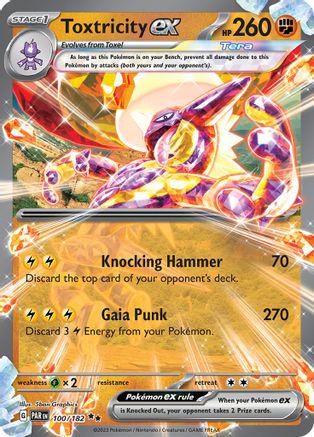 Paradox Rift Toxtricity ex [Holo] Pokémon card