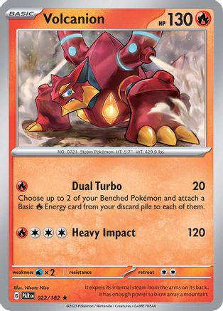 Paradox Rift Volcanion [Holo] Pokémon card