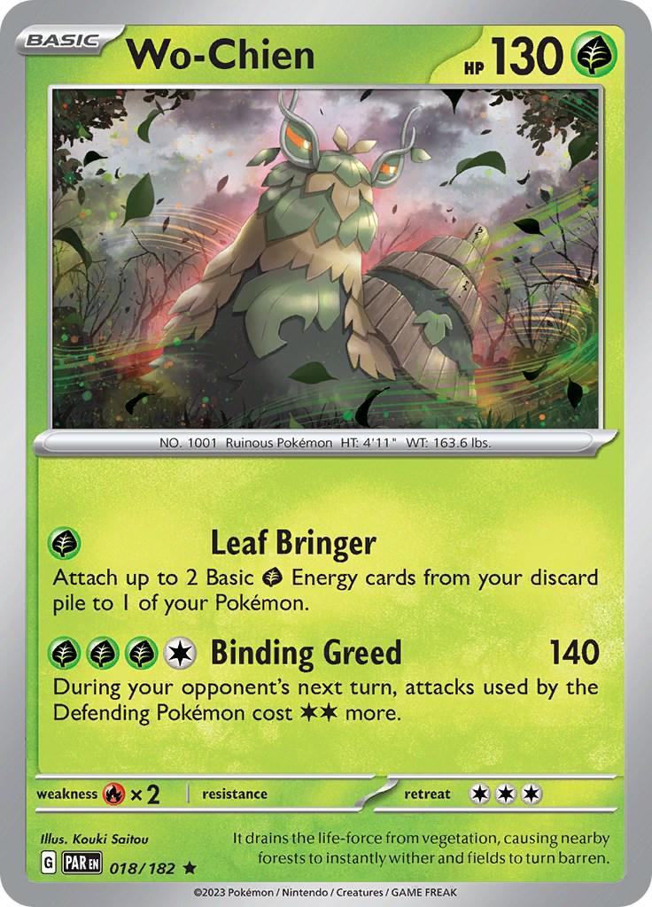 Paradox Rift Wo-Chien [Holo] Pokémon card