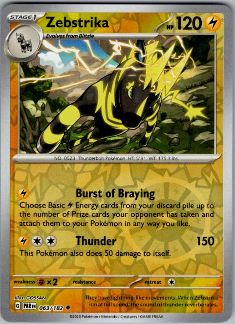 Zebstrika [Reverse Holo]