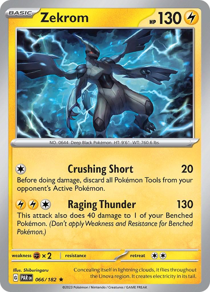 Paradox Rift Zekrom [Holo] Pokémon card