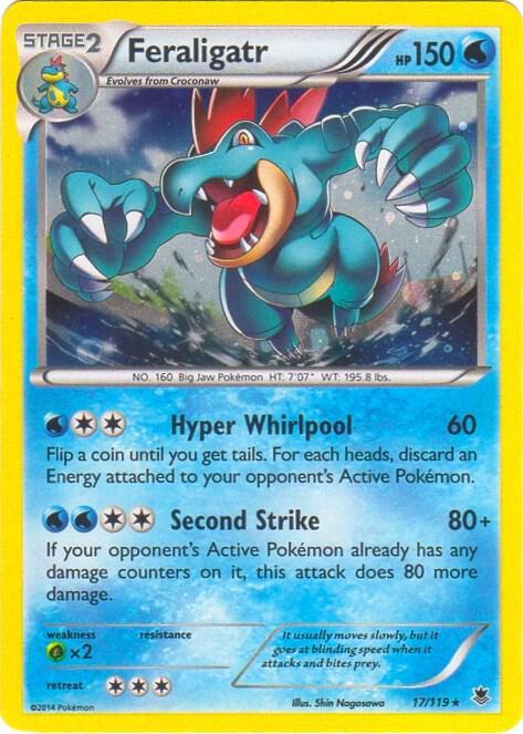 Phantom Forces Feraligatr [Cosmos-Holo] Pokémon card