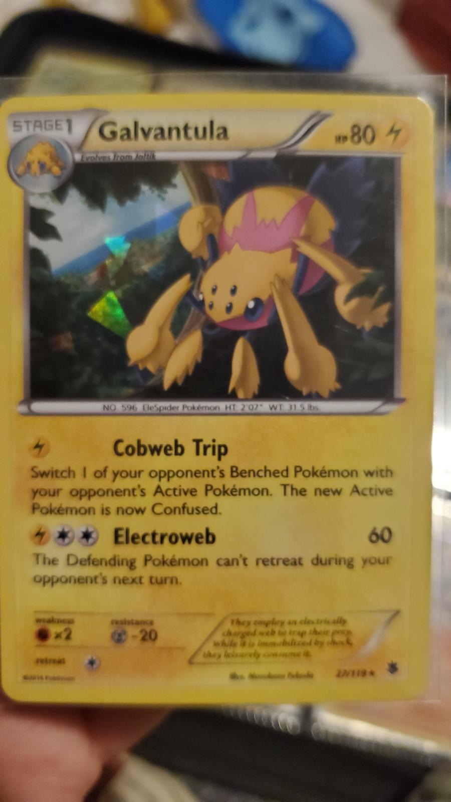 Phantom Forces Galvantula [Cracked-Ice-Holo] Pokémon card