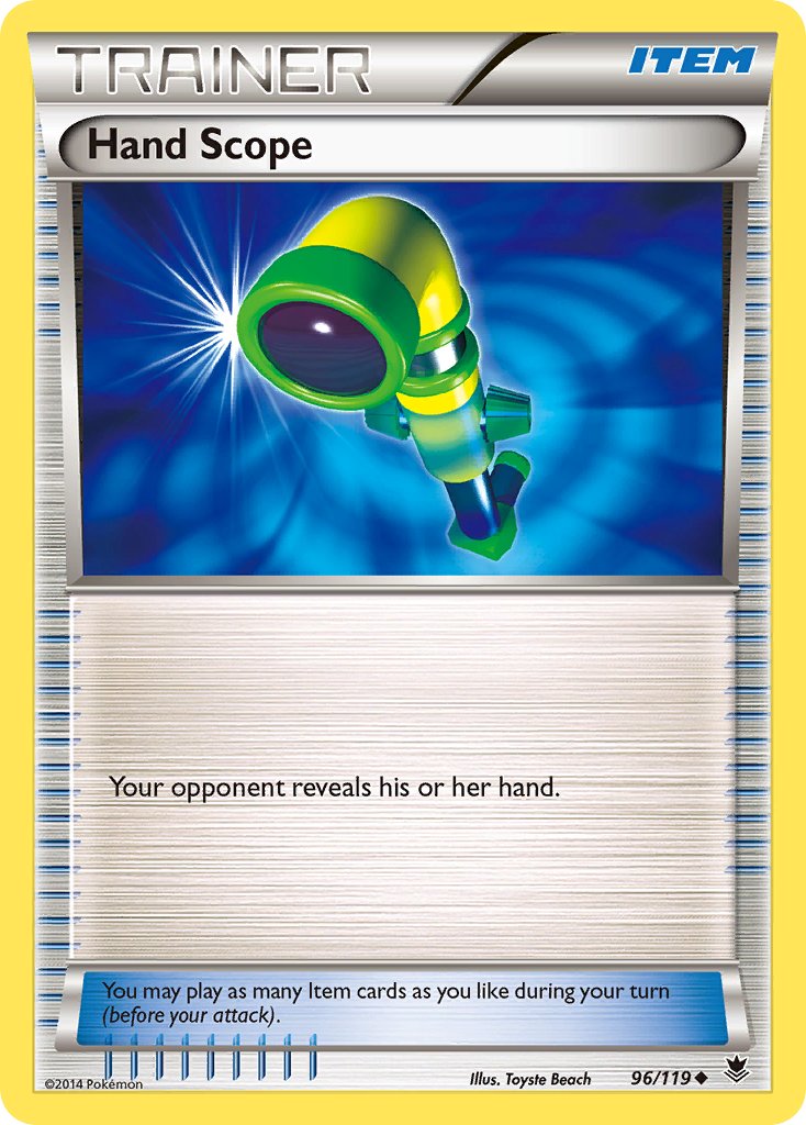 Phantom Forces Hand Scope Pokémon card