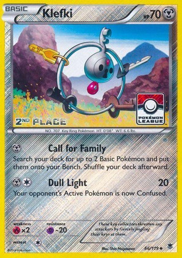 Phantom Forces Klefki [2nd-Place-League] Pokémon card