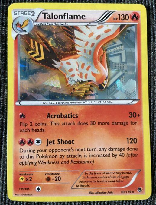 Phantom Forces Talonflame [Holo] Pokémon card