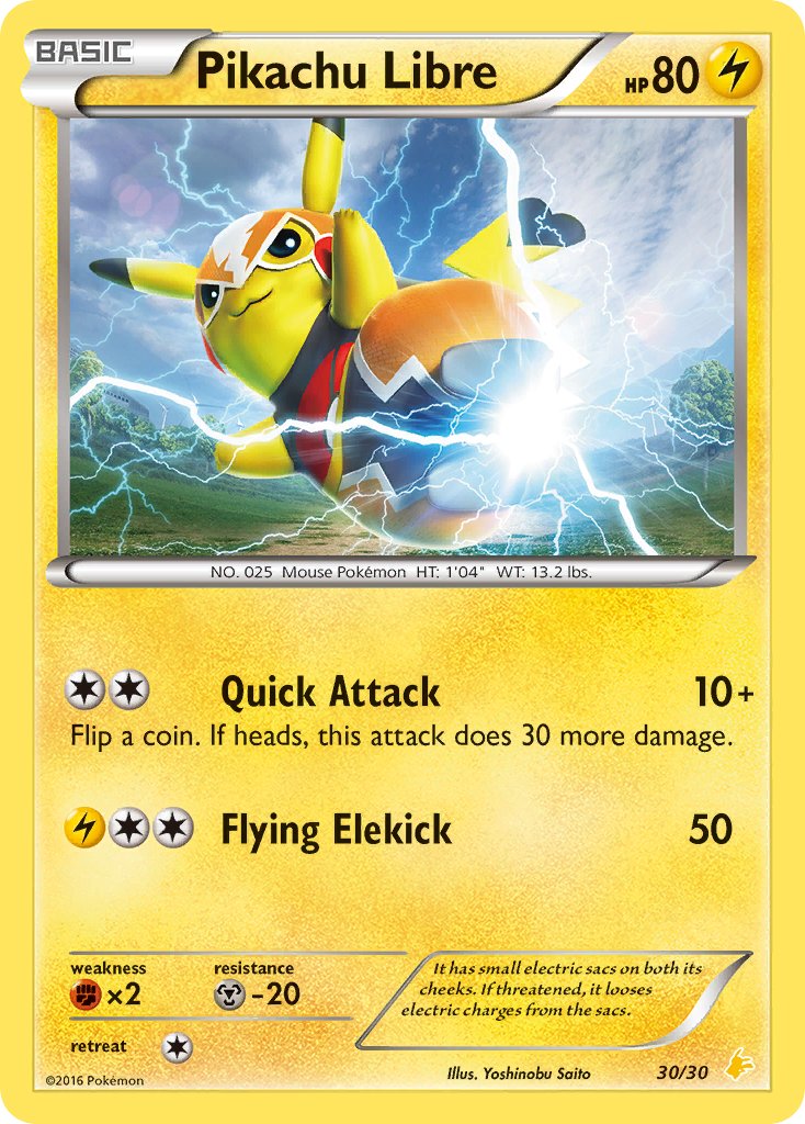 Pikachu Libre & Suicune Pikachu Libre Pokémon card