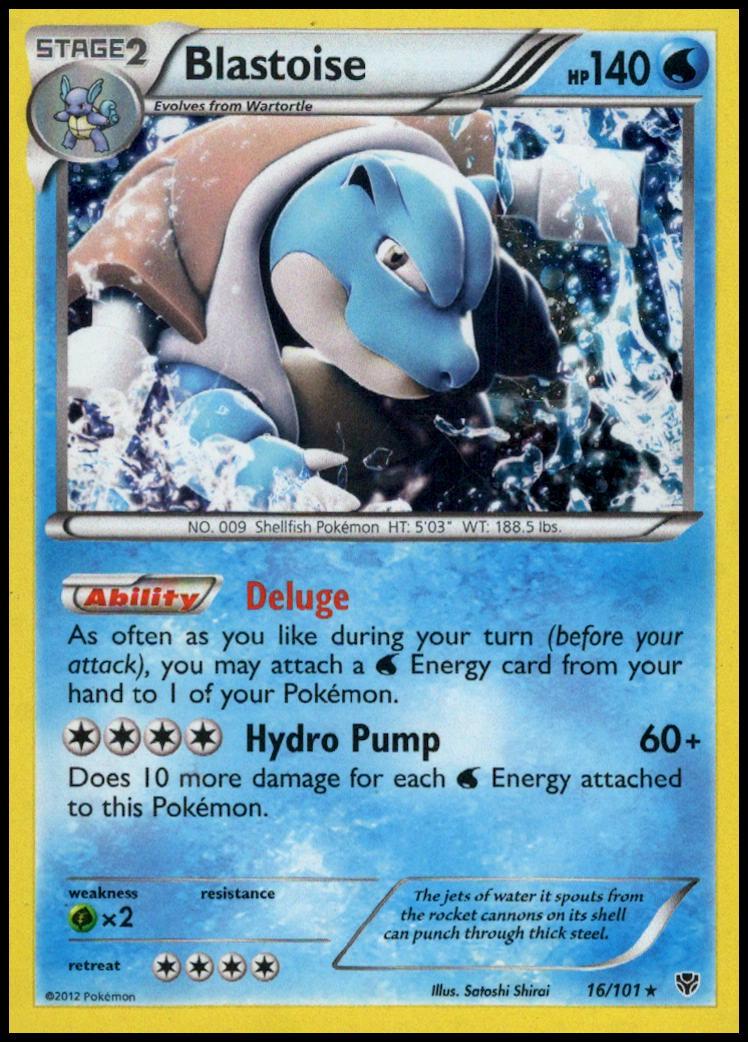 Plasma Blast Blastoise [Cosmos-Holo] Pokémon card