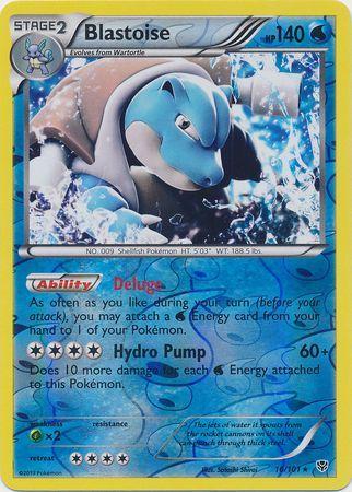 Plasma Blast Blastoise [Reverse Holo] Pokémon card