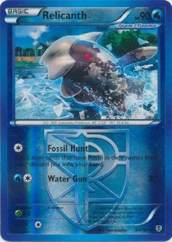 Plasma Blast Relicanth [Reverse Holo] Pokémon card
