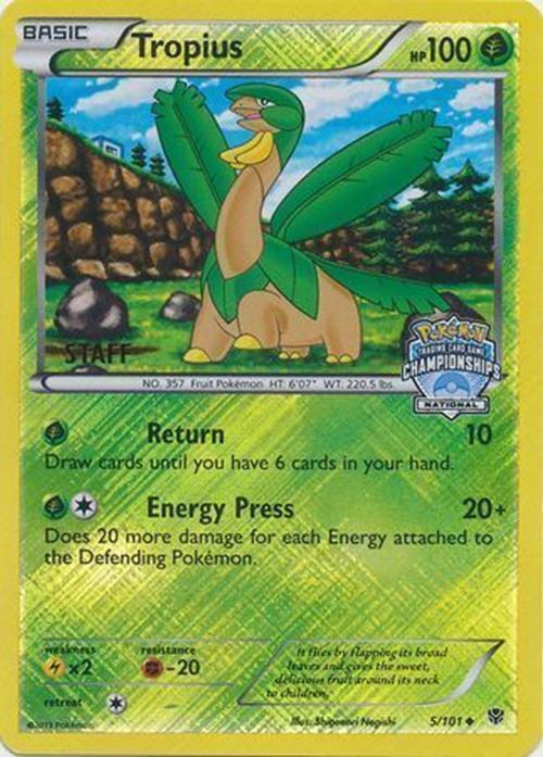 Plasma Blast Tropius [National-Championships] Pokémon card