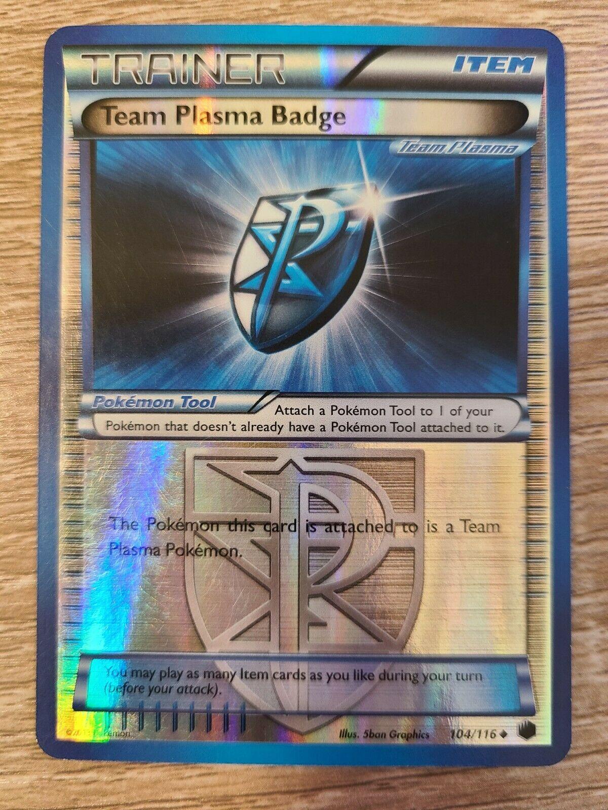 Team Plasma Badge [Reverse Holo]