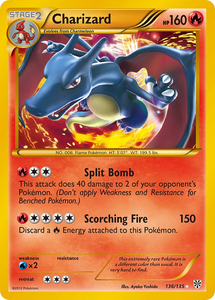 Plasma Storm Charizard Pokémon card