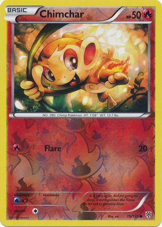 Plasma Storm Chimchar [Reverse Holo] Pokémon card