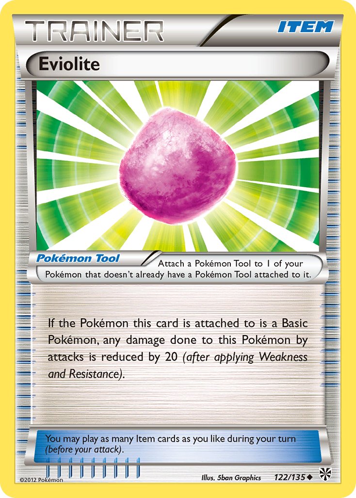 Plasma Storm Eviolite Pokémon card
